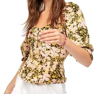 Free People Sweet Memories Blouse Worn Once!